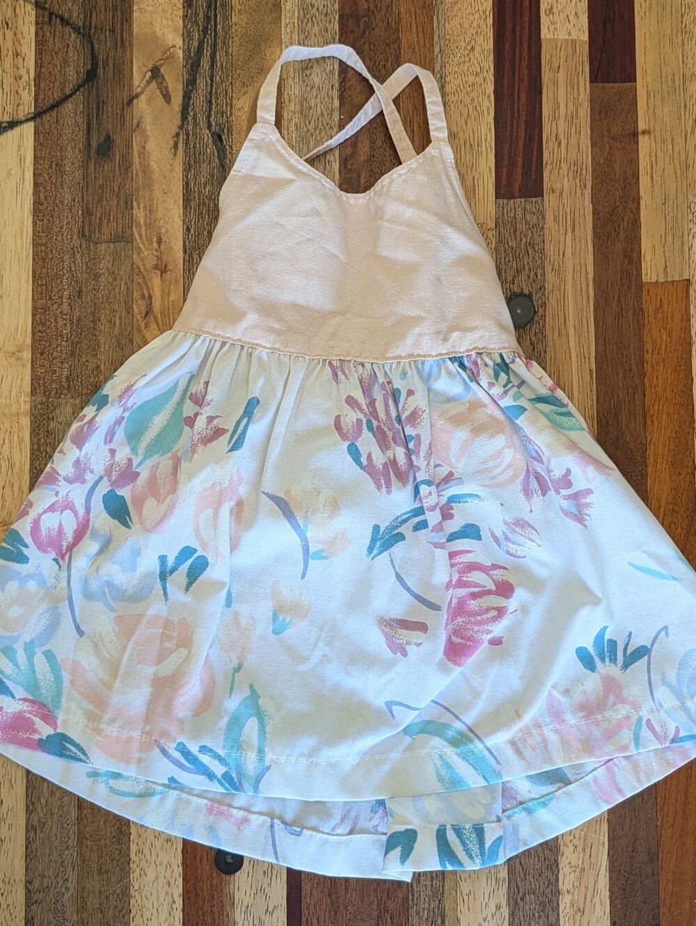 Baby Pink & Floral Freya Nest & Nurture Toddler Dress